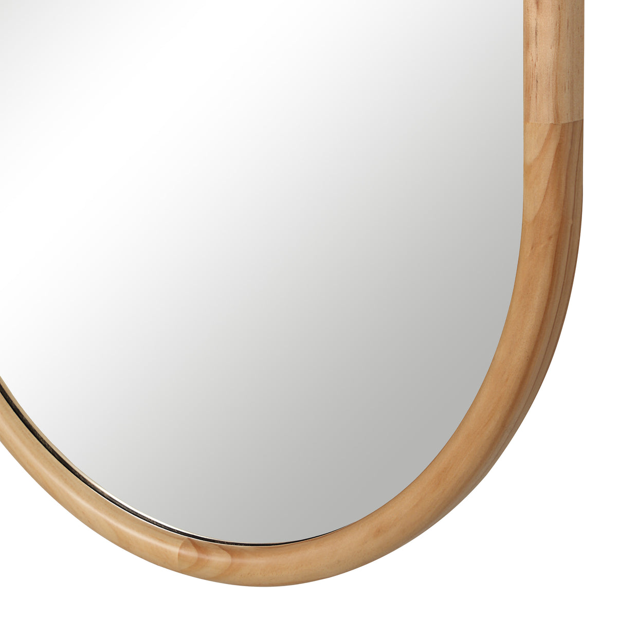 Pudino 60" H x 24" W Wall Mirror, Brown-Mirrors-DECOROLALA