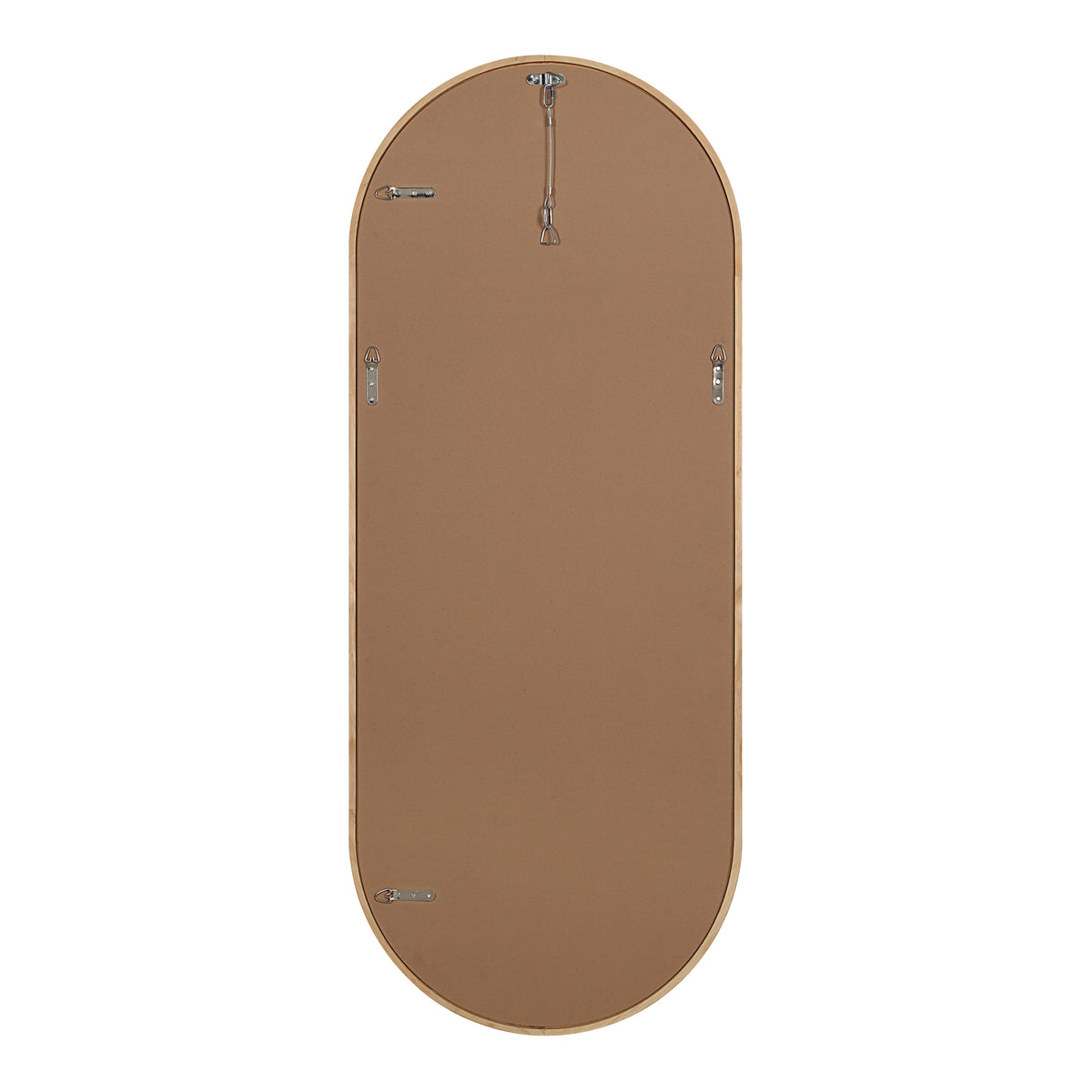 Pudino 60" H x 24" W Wall Mirror, Brown-Mirrors-DECOROLALA