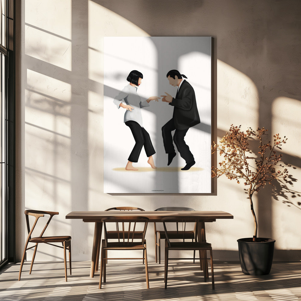 Pulp Fiction Wall Art by Nour Tohme-Canvas Print-DECOROLALA