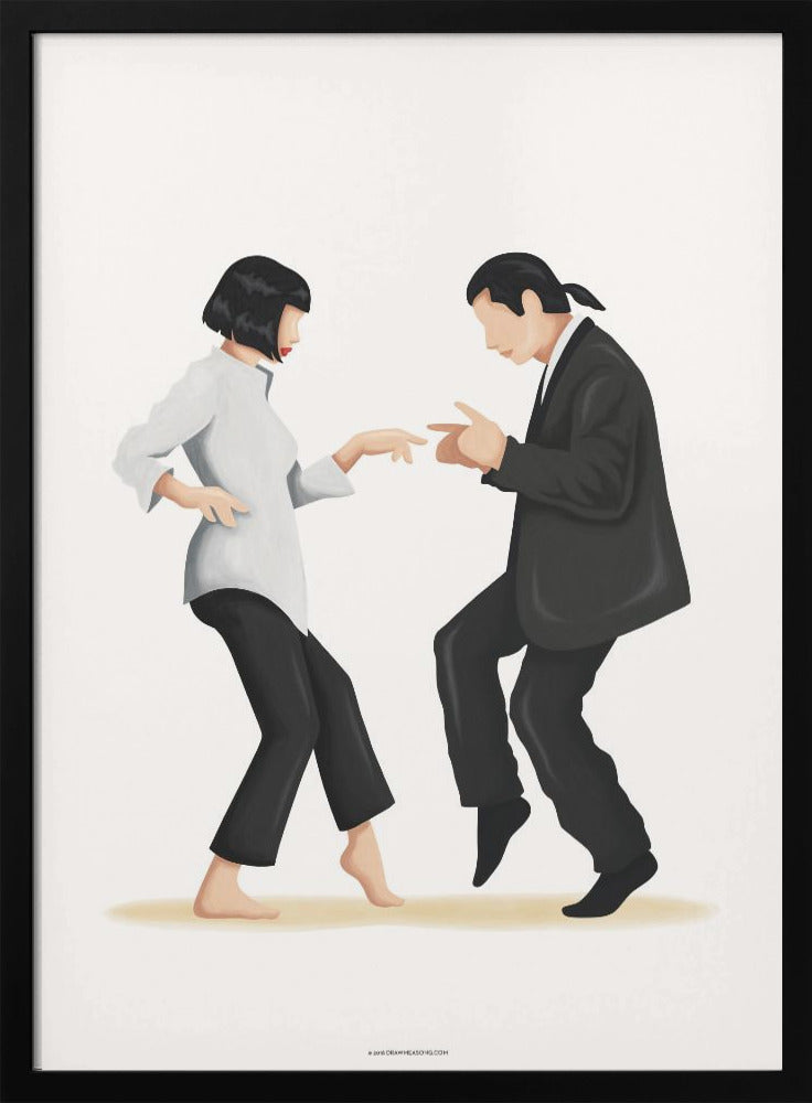 Pulp Fiction Wall Art by Nour Tohme-Canvas Print-DECOROLALA