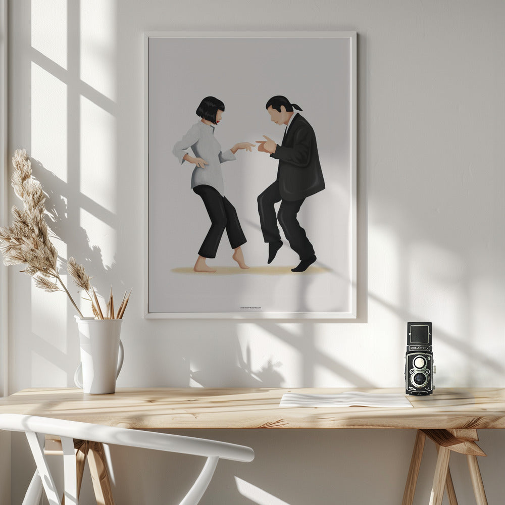 Pulp Fiction Wall Art by Nour Tohme-Canvas Print-DECOROLALA