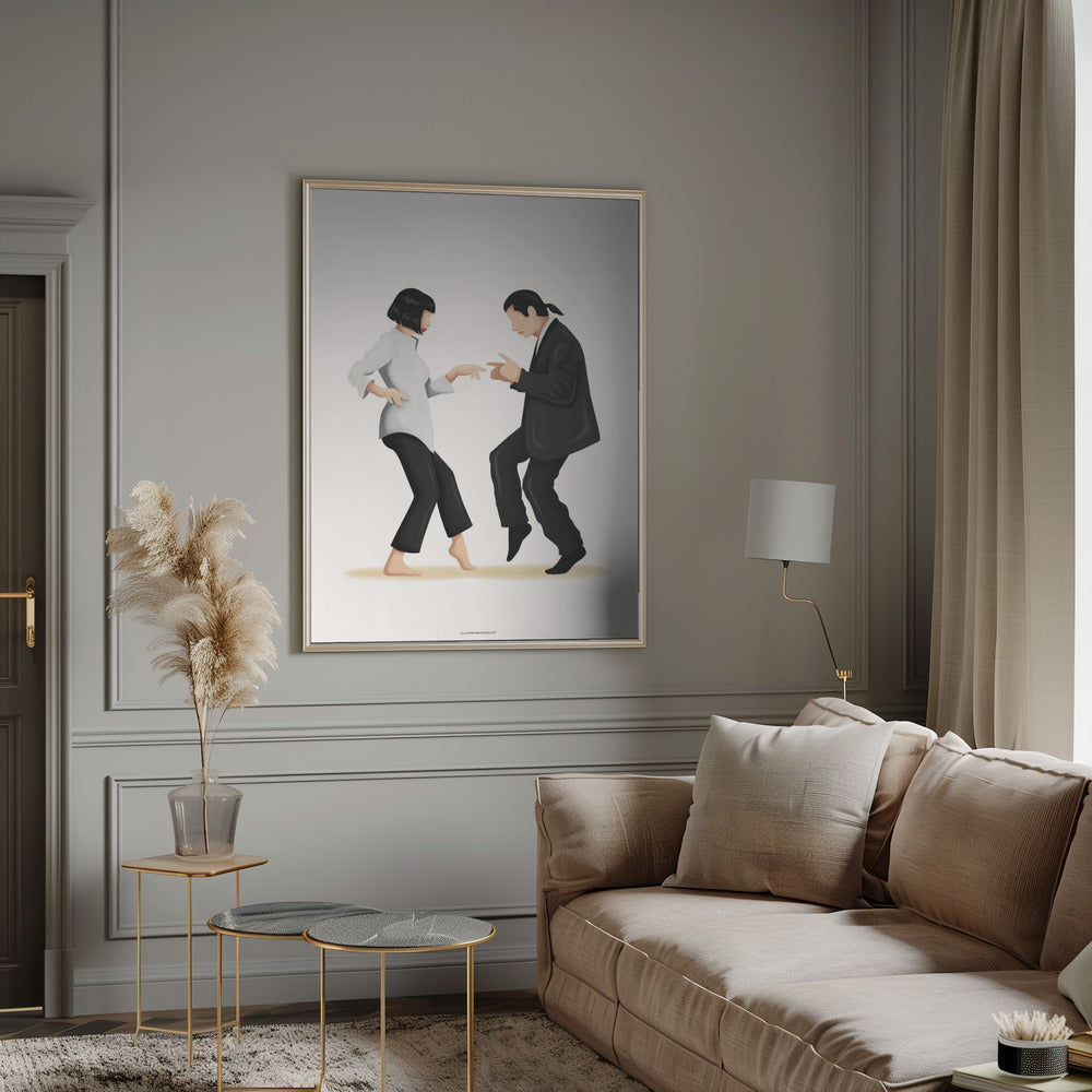 Pulp Fiction Wall Art by Nour Tohme-Canvas Print-DECOROLALA