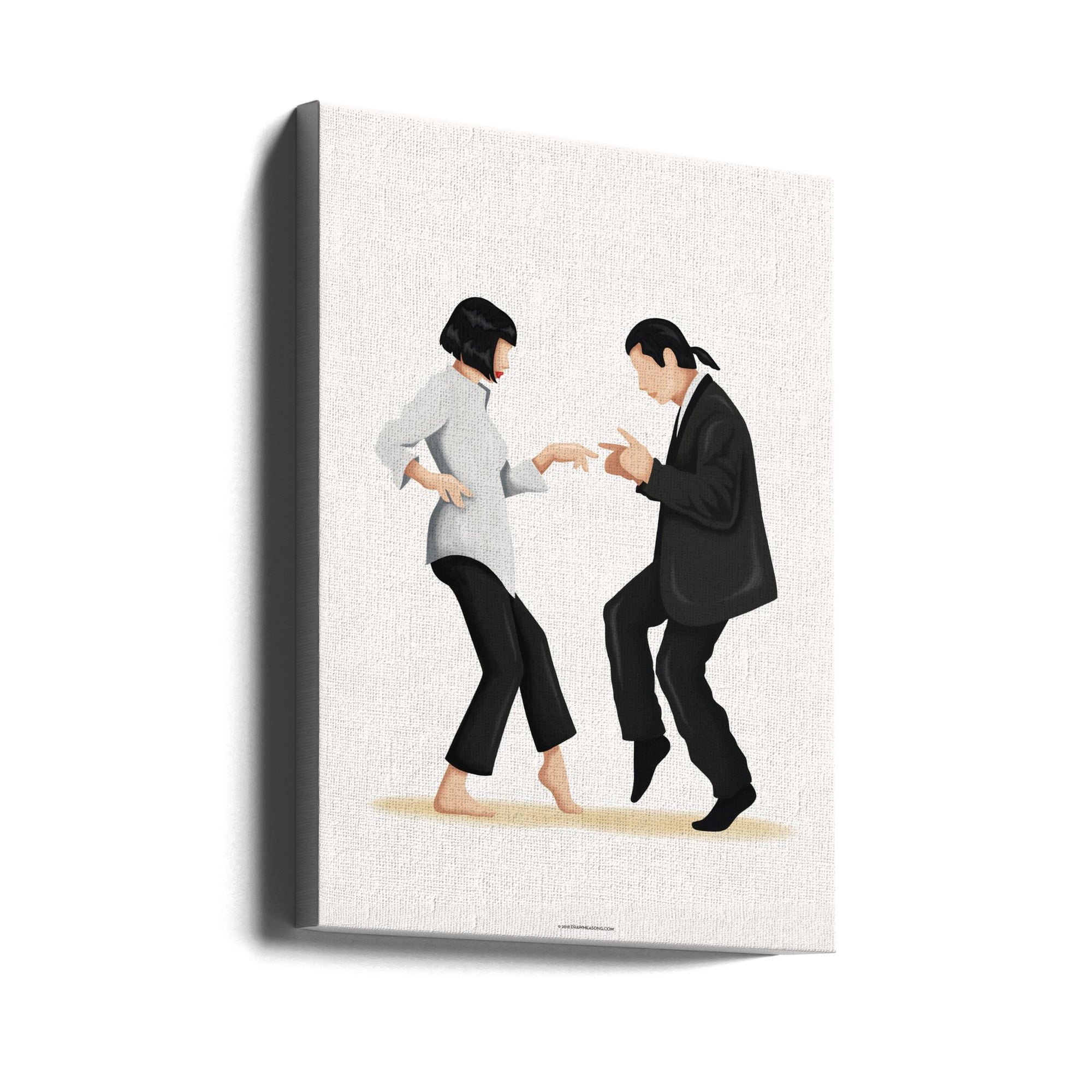 Pulp Fiction Wall Art by Nour Tohme-Canvas Print-DECOROLALA