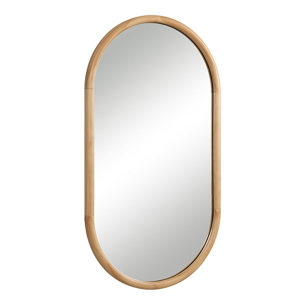 Puno 36" H x 20" W Wall Mirror, Brown-Mirrors-DECOROLALA