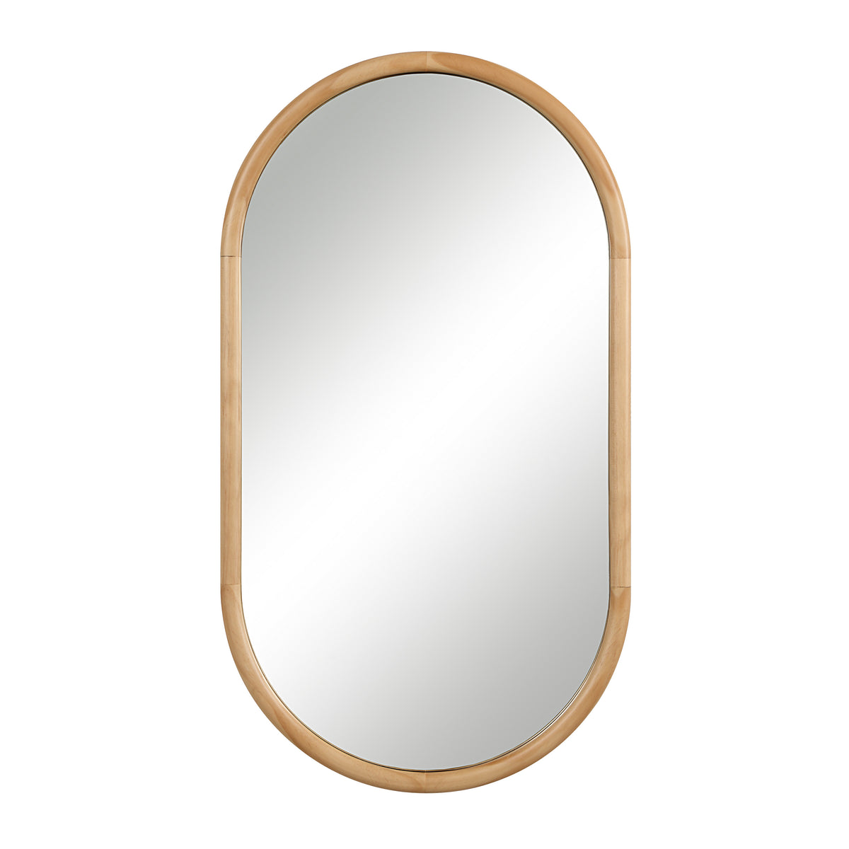 Puno 36" H x 20" W Wall Mirror, Brown-Mirrors-DECOROLALA