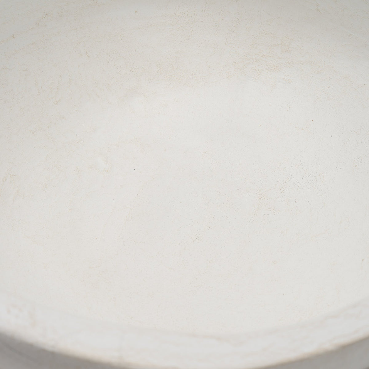 Punto Small White Paper Mache Dotted Centerpiece Bowl-Bowls-DECOROLALA