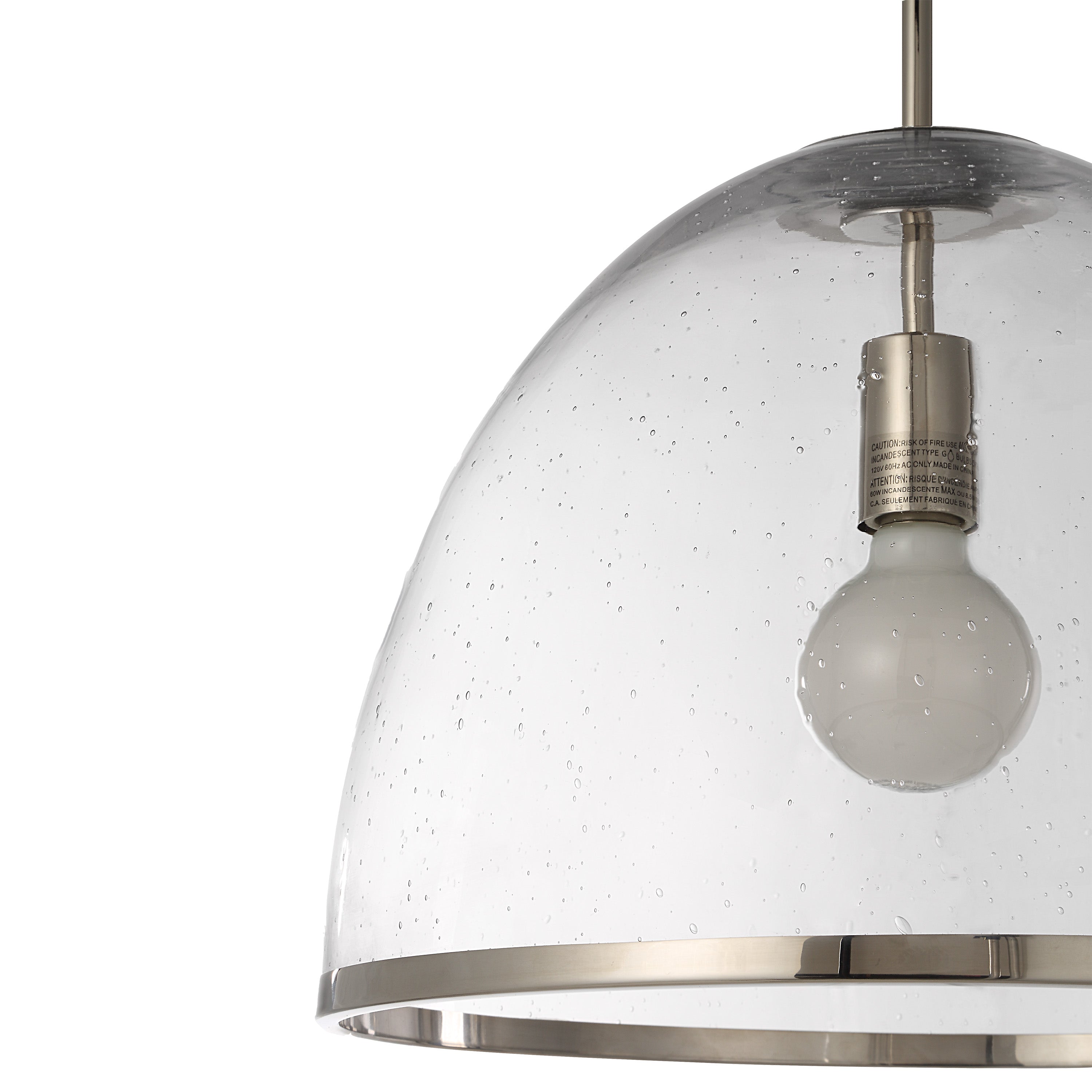 Pura 91" Height Ceiling Fixture, Clear-Ceiling Fixture-DECOROLALA