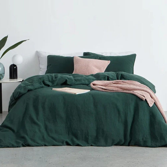 Pure Cotton Duvet Cover Set - 200 TC Breathable Bedding-Bed Sheet-DECOROLALA