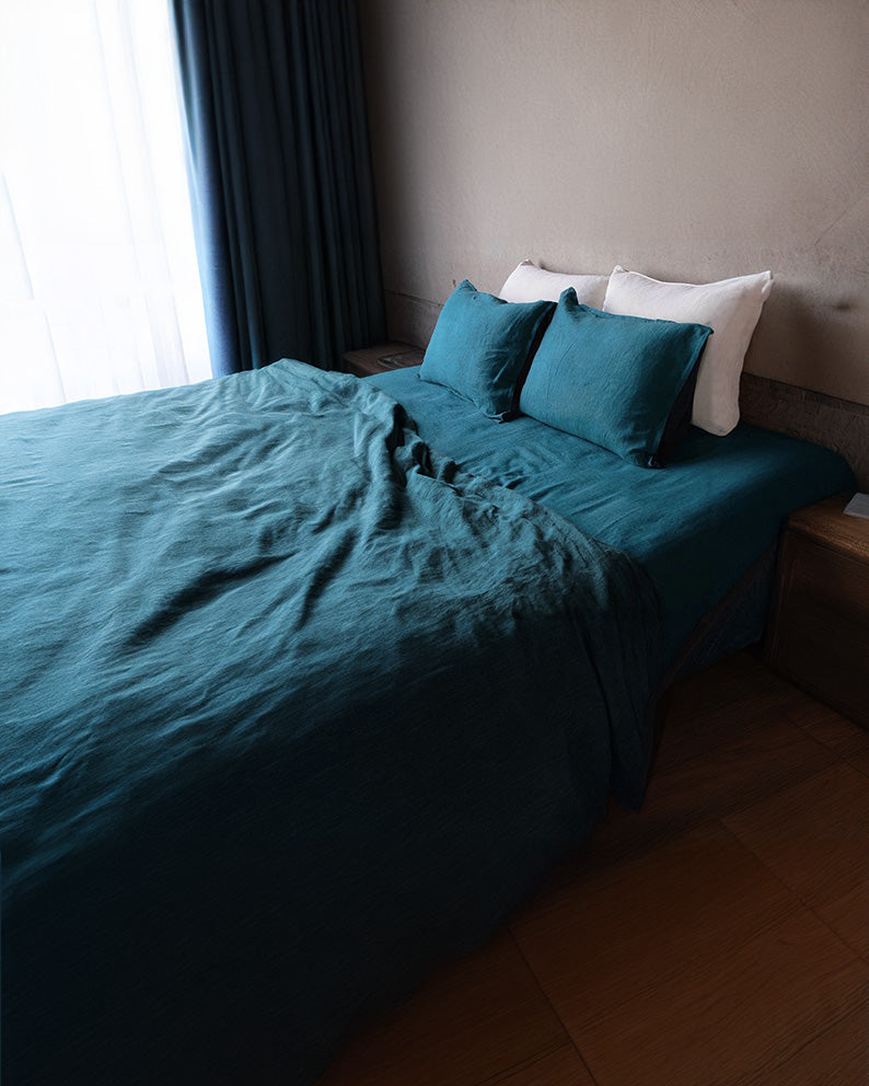 Pure Linen Sheet Sets-Bed Sheet-DECOROLALA