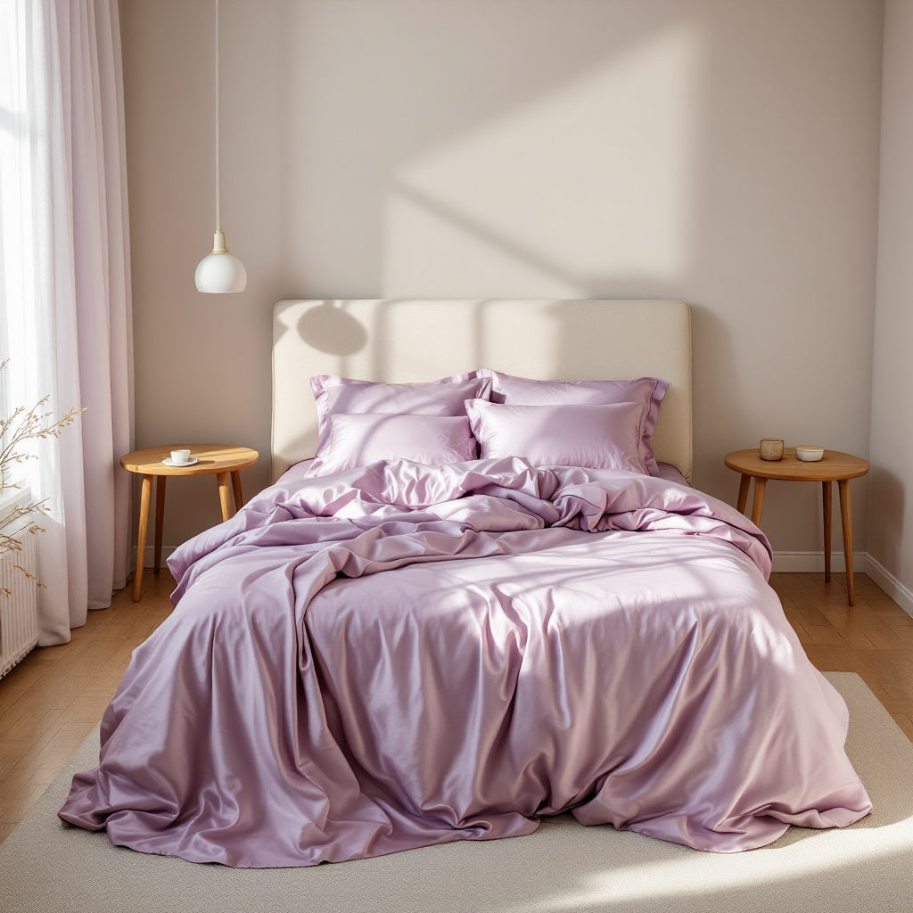 Pure Mulberry Silk Duvet Cover Sets-Duvet Cover-DECOROLALA