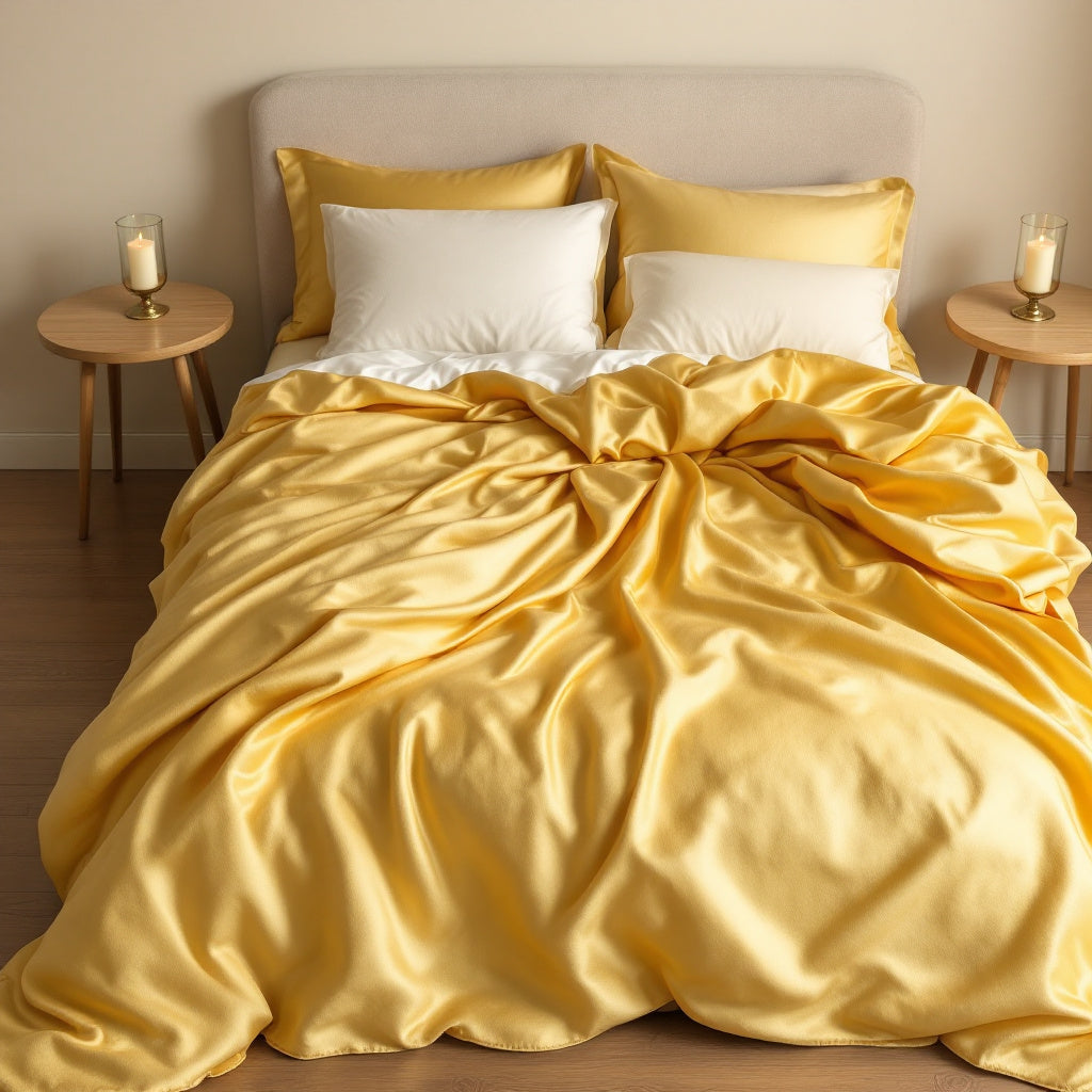 Pure Mulberry Silk Duvet Cover Sets-Duvet Cover-DECOROLALA