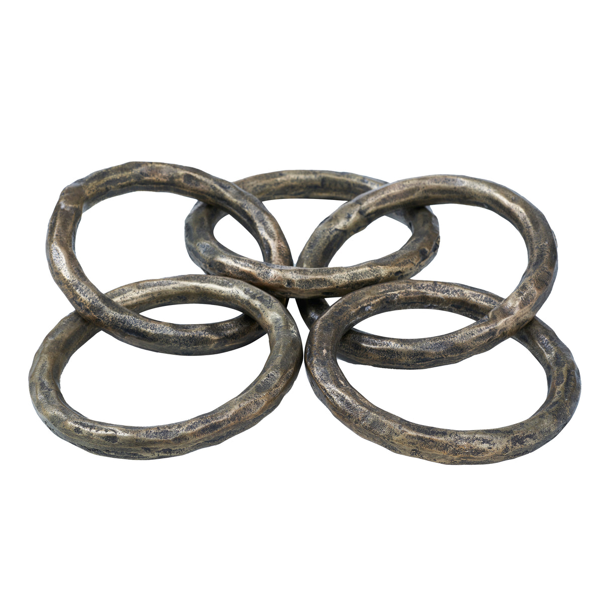 Quai Indoor Cast Aluminum Table Top Accessory, Antique Brass-Decorative Accents-DECOROLALA