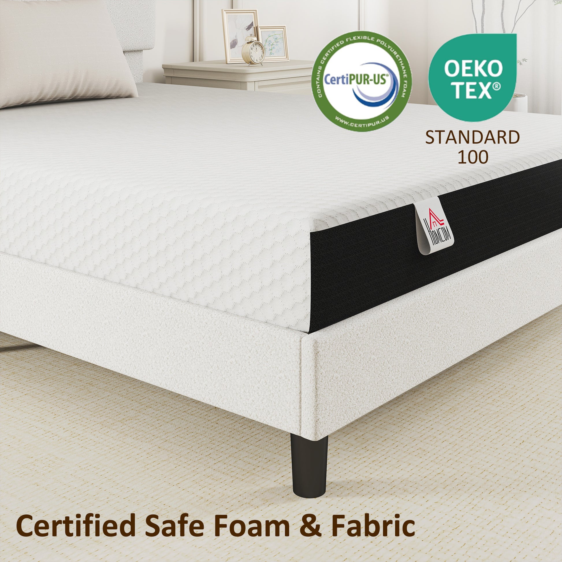 Queen Memory Foam Mattress 8" Cooling - Medium Firm-DECOROLALA