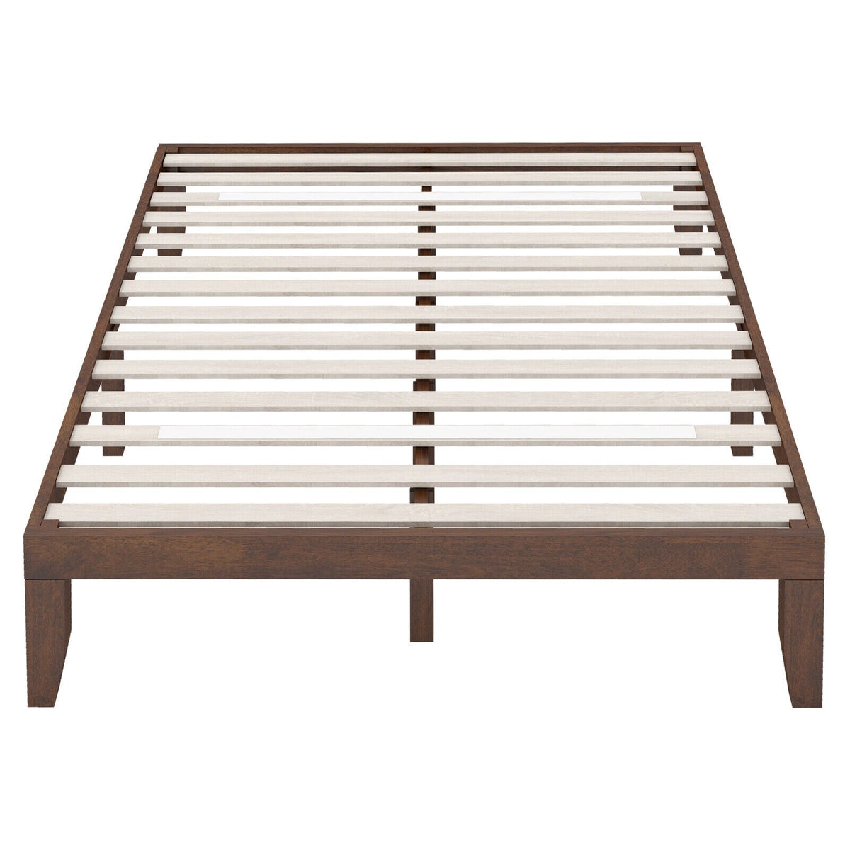 Queen Size 14 Inch Wooden Bed Mattress Frame-Simple Bed Frame-DECOROLALA