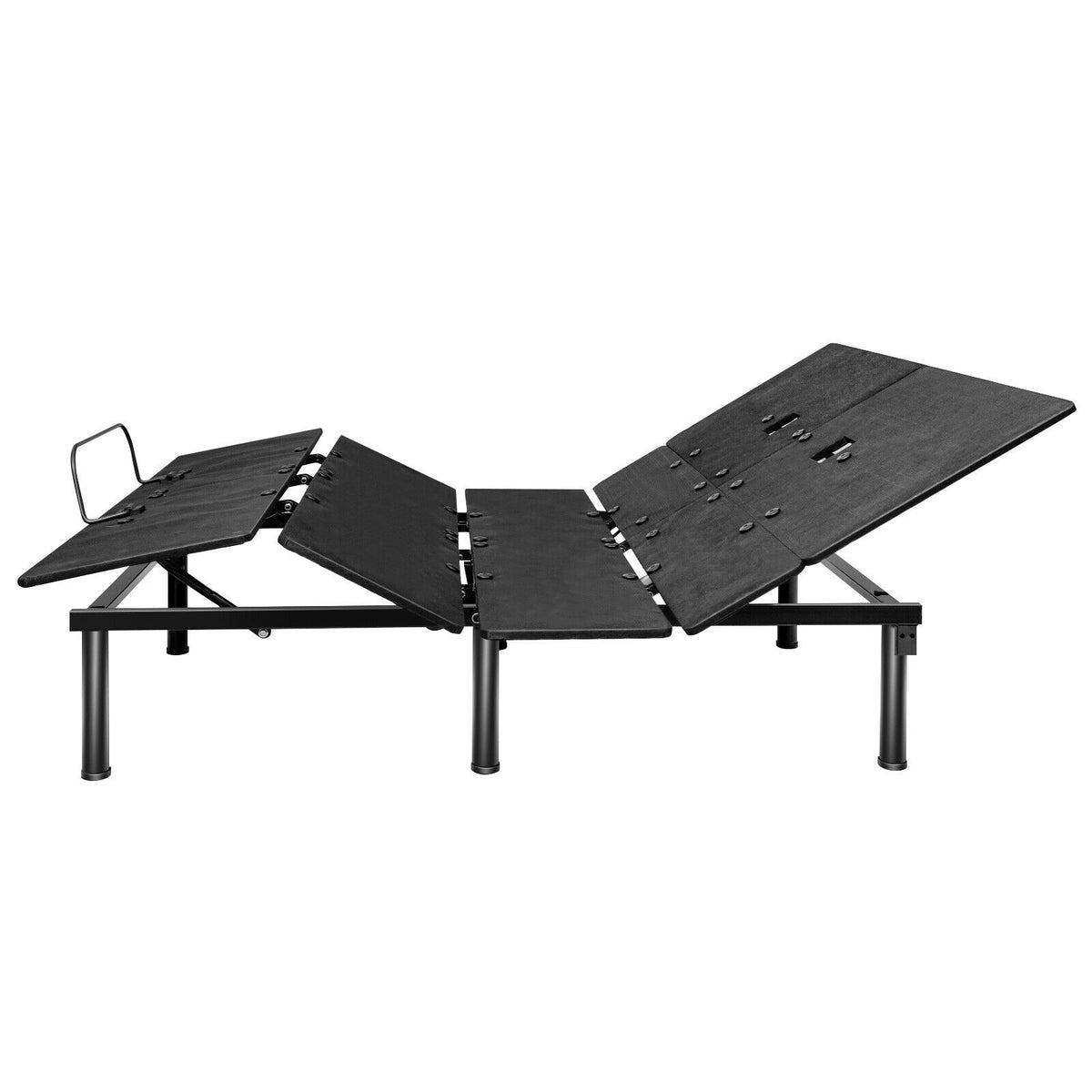 Queen Size Adjustable Bed Base with Head and Foot Incline-Simple Bed Frame-DECOROLALA