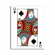 Queen of Spades Canvas Wall Art 36" x 48"-Wall Art-DECOROLALA