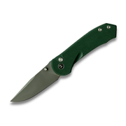 Quick Clip Folding Knife - 14C28N Steel, Military Green G10-0
