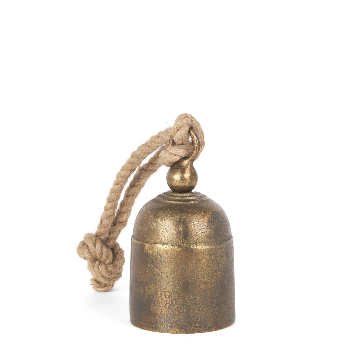 Quincy Small Gold Metal Decorative Bell Object-Objects-DECOROLALA