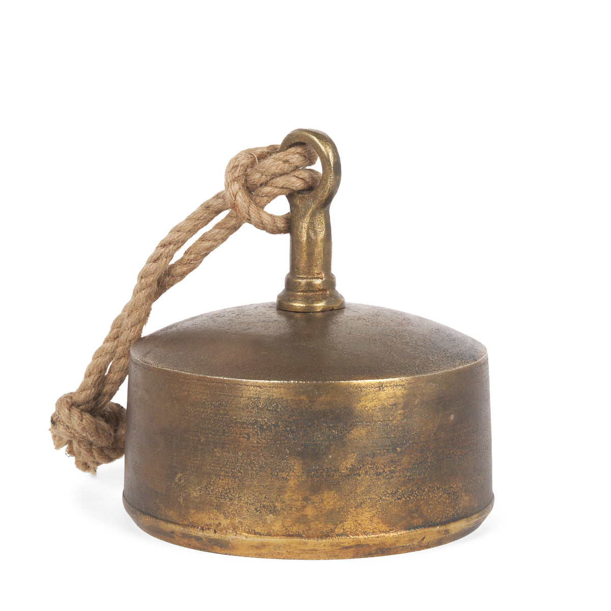 Quincy Large Gold Metal Decorative Bell Object-Objects-DECOROLALA