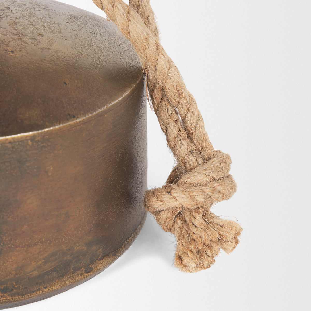 Quincy Large Gold Metal Decorative Bell Object-Objects-DECOROLALA