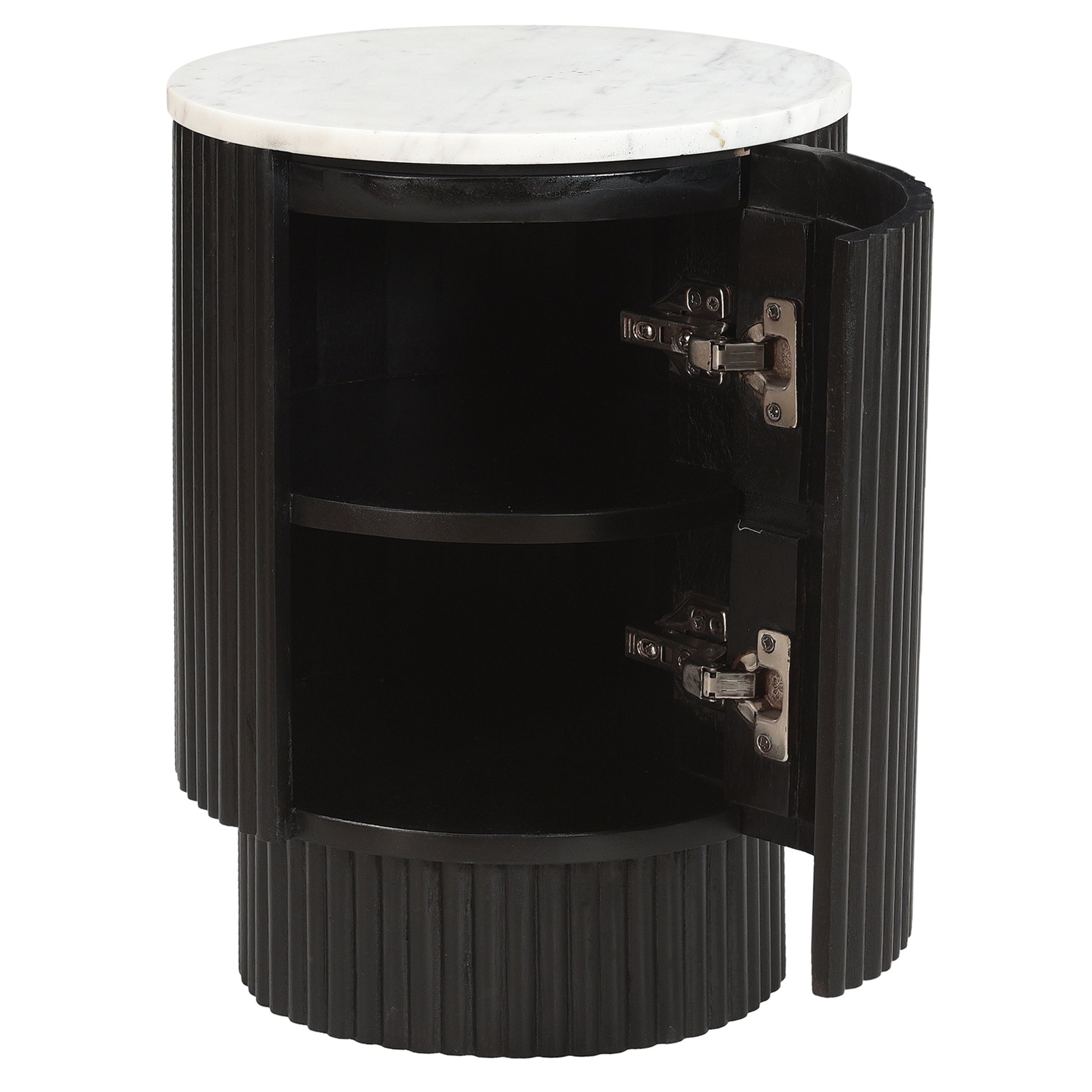 REYNA-ACCENT TABLE-BLACK-DECOROLALA