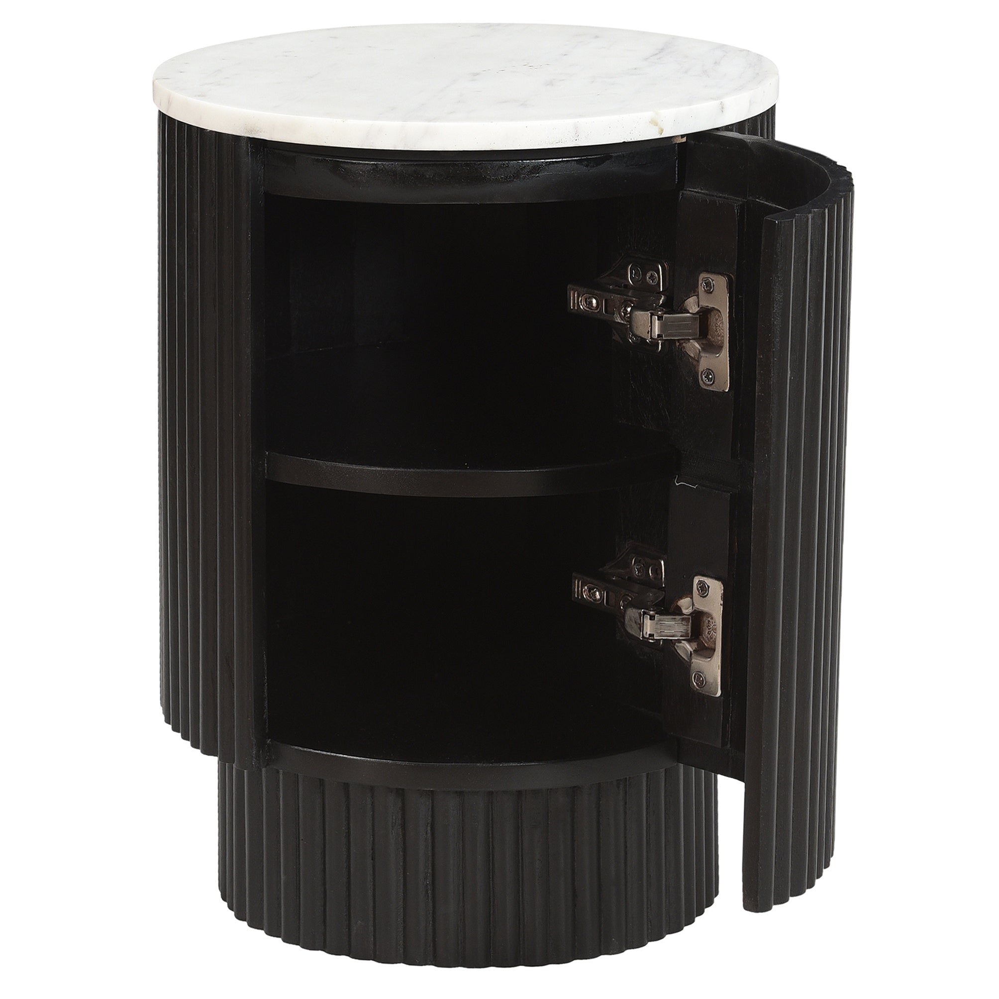 REYNA-ACCENT TABLE-BLACK-DECOROLALA