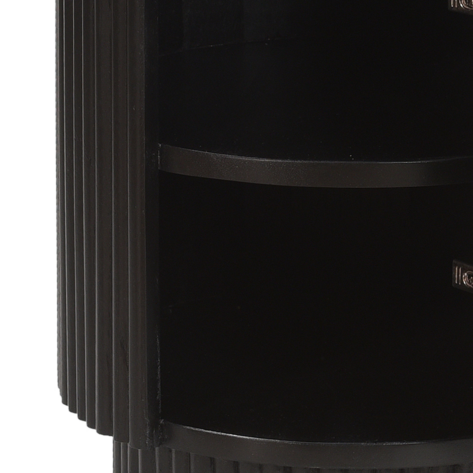 REYNA-ACCENT TABLE-BLACK-DECOROLALA