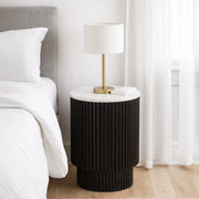 REYNA-ACCENT TABLE-BLACK-DECOROLALA