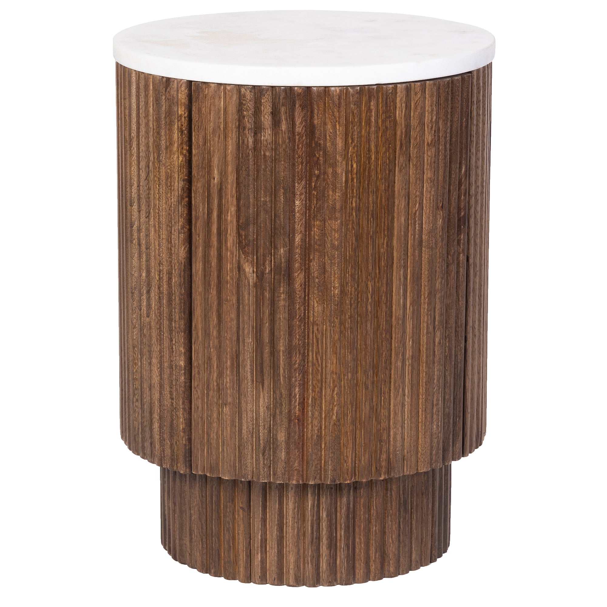 REYNA-ACCENT TABLE-WALNUT-DECOROLALA