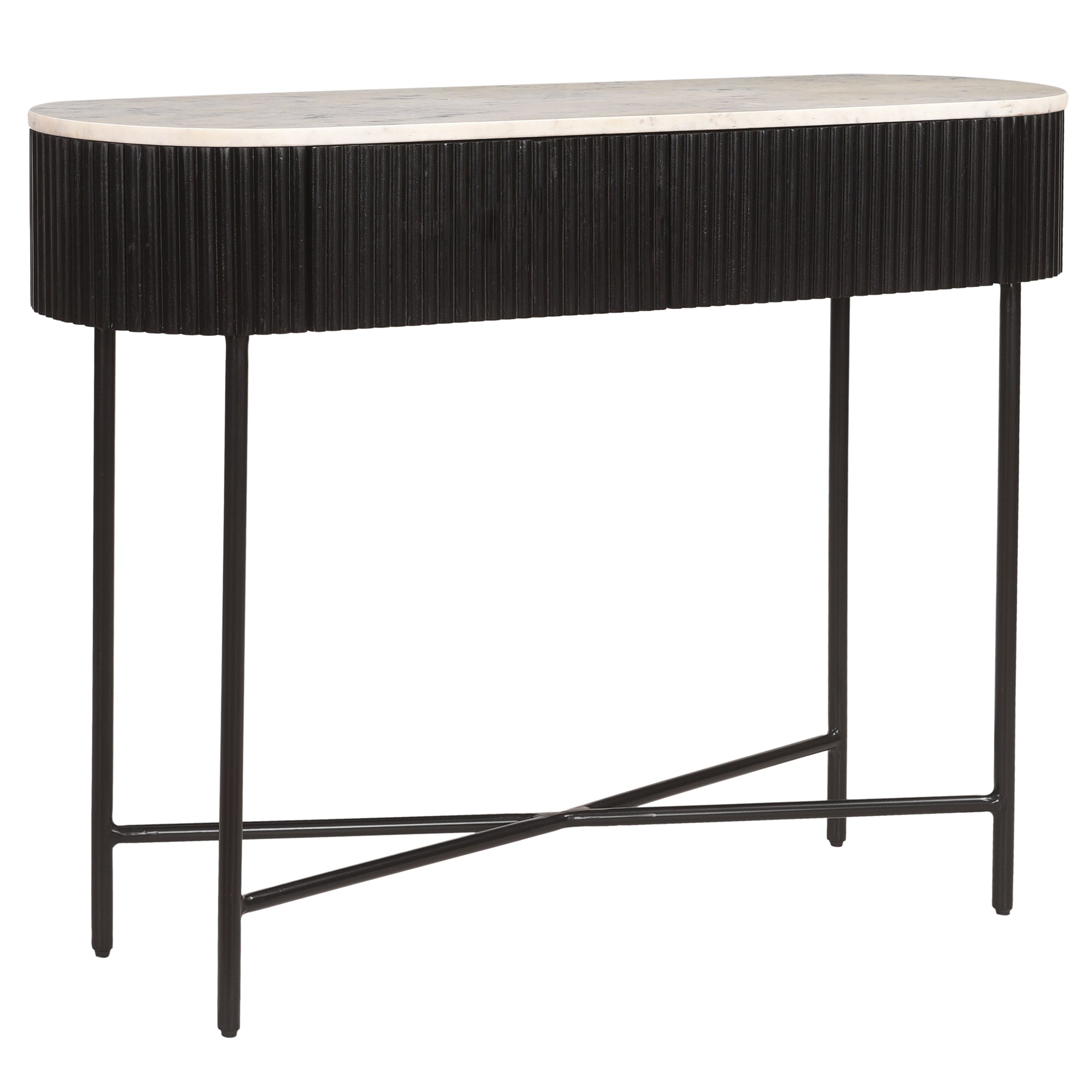 REYNA-CONSOLE TABLE-BLACK-DECOROLALA