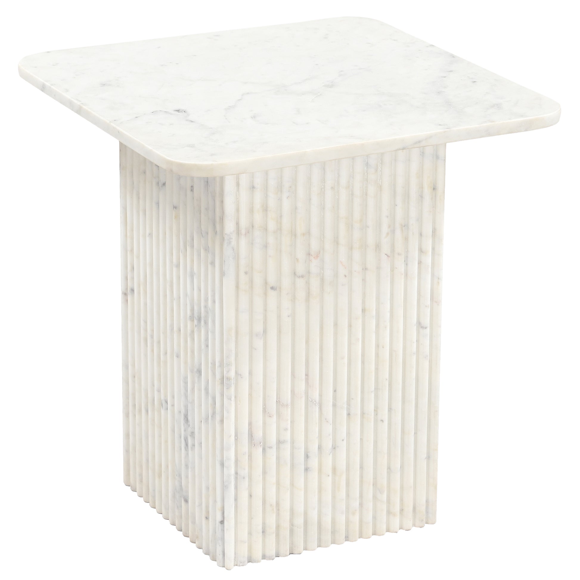 ROLAND-ACCENT TABLE-WHITE-DECOROLALA