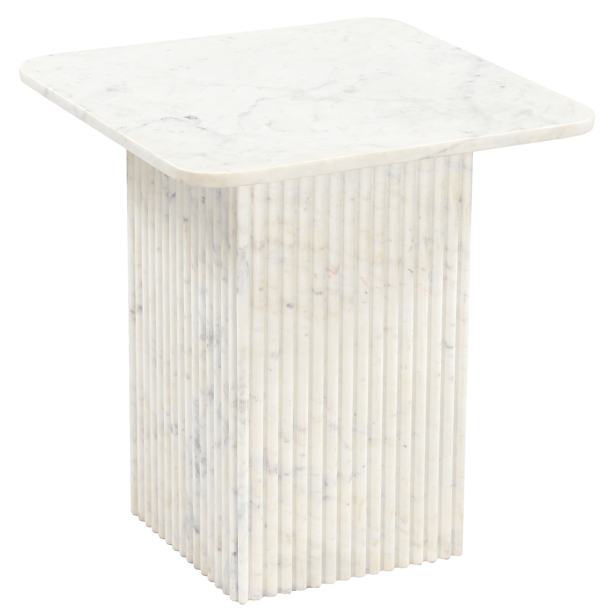 ROLAND-ACCENT TABLE-WHITE-DECOROLALA