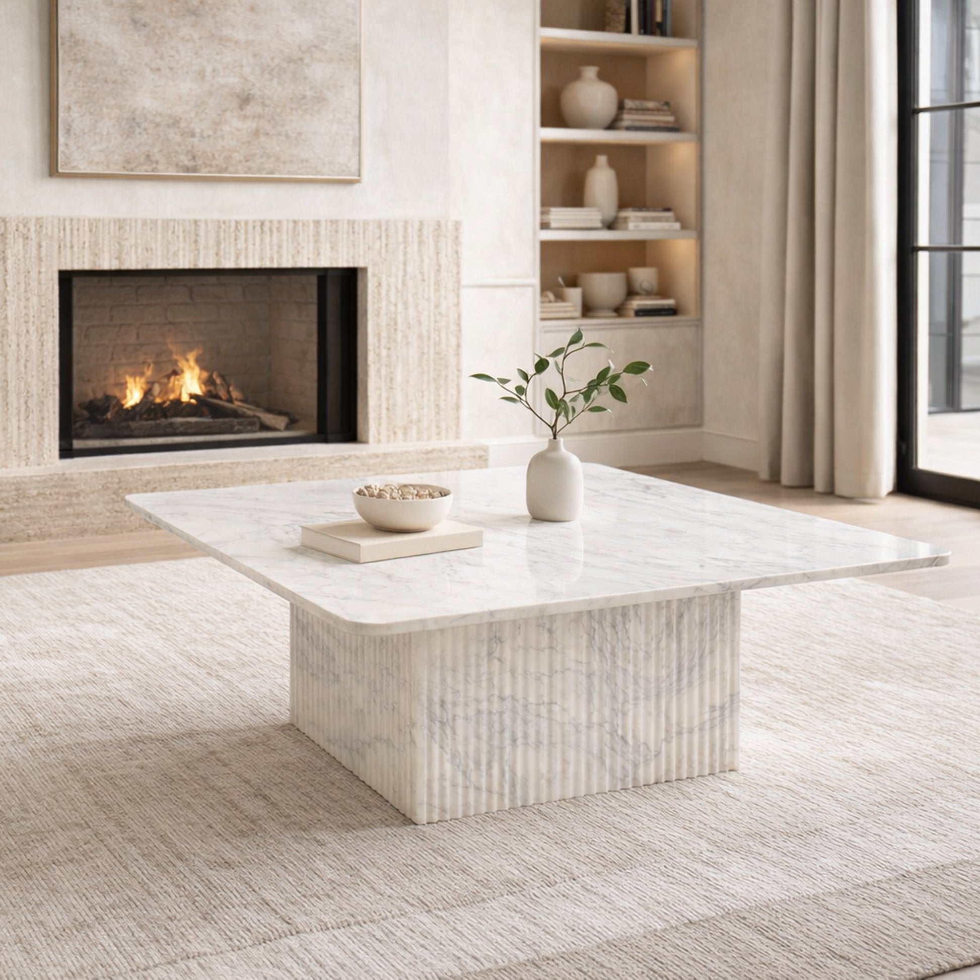 ROLAND-COFFEE TABLE-WHITE-DECOROLALA