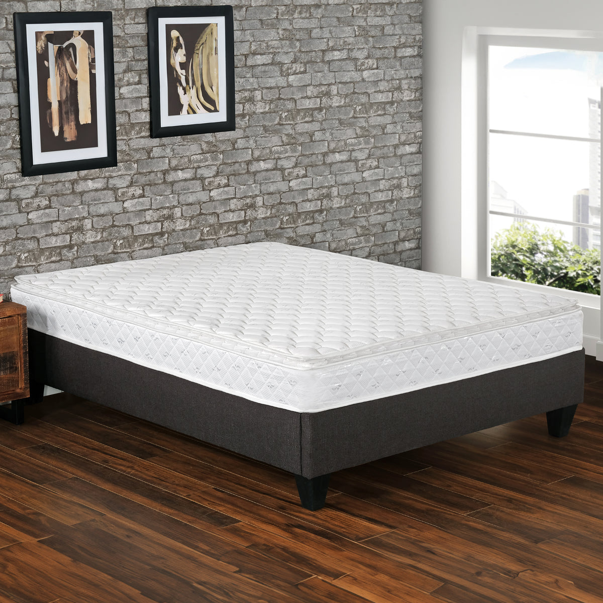 Radius 8 in. Innerspring Mattress-Bedroom Furniture Sets-DECOROLALA