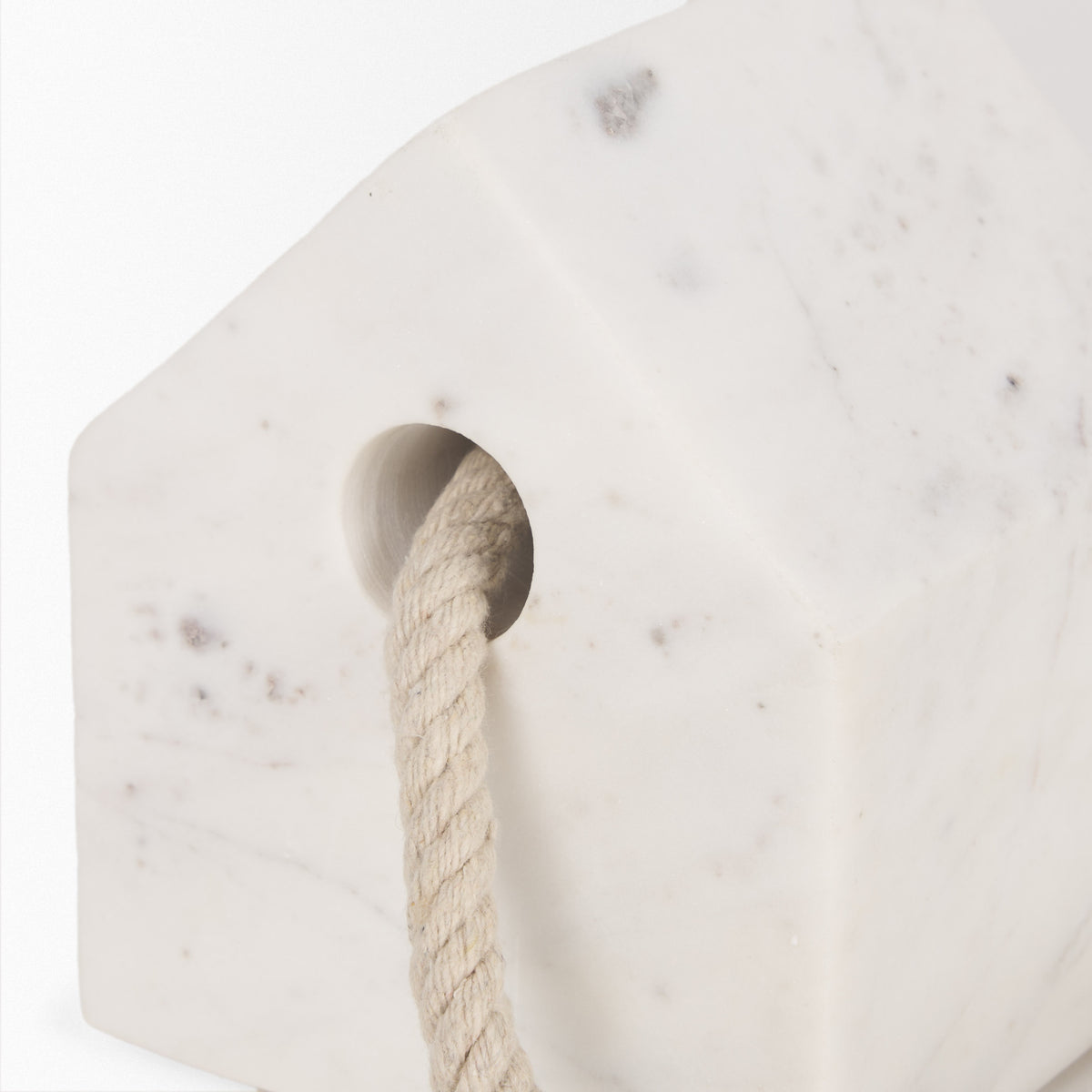 Raena Solid Marble House Door Stopper-Decorative Objects-DECOROLALA