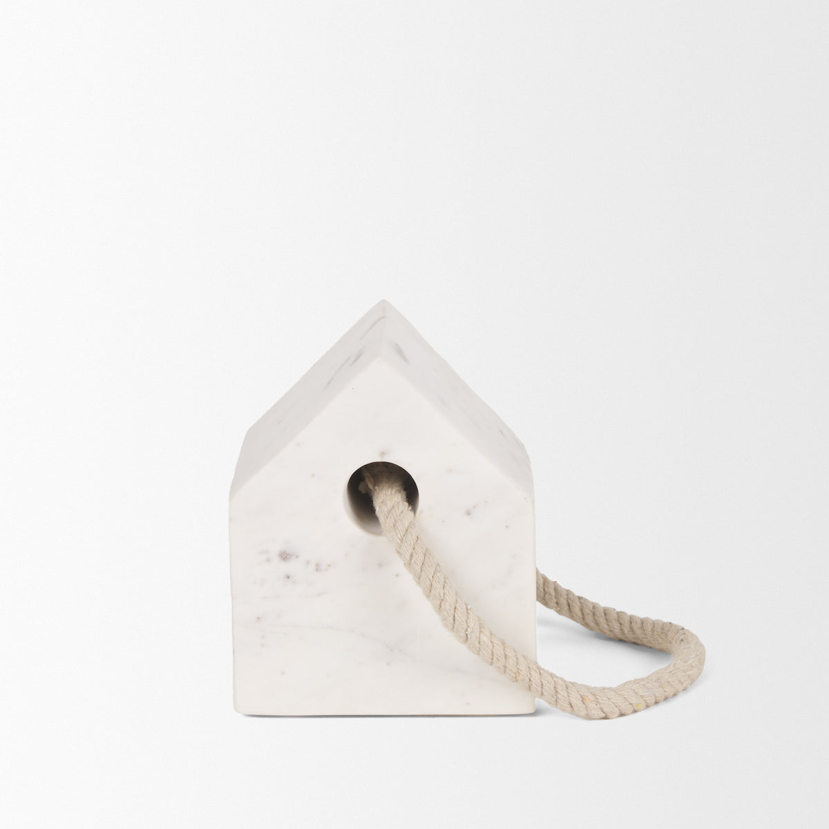 Raena Solid Marble House Door Stopper-Decorative Objects-DECOROLALA