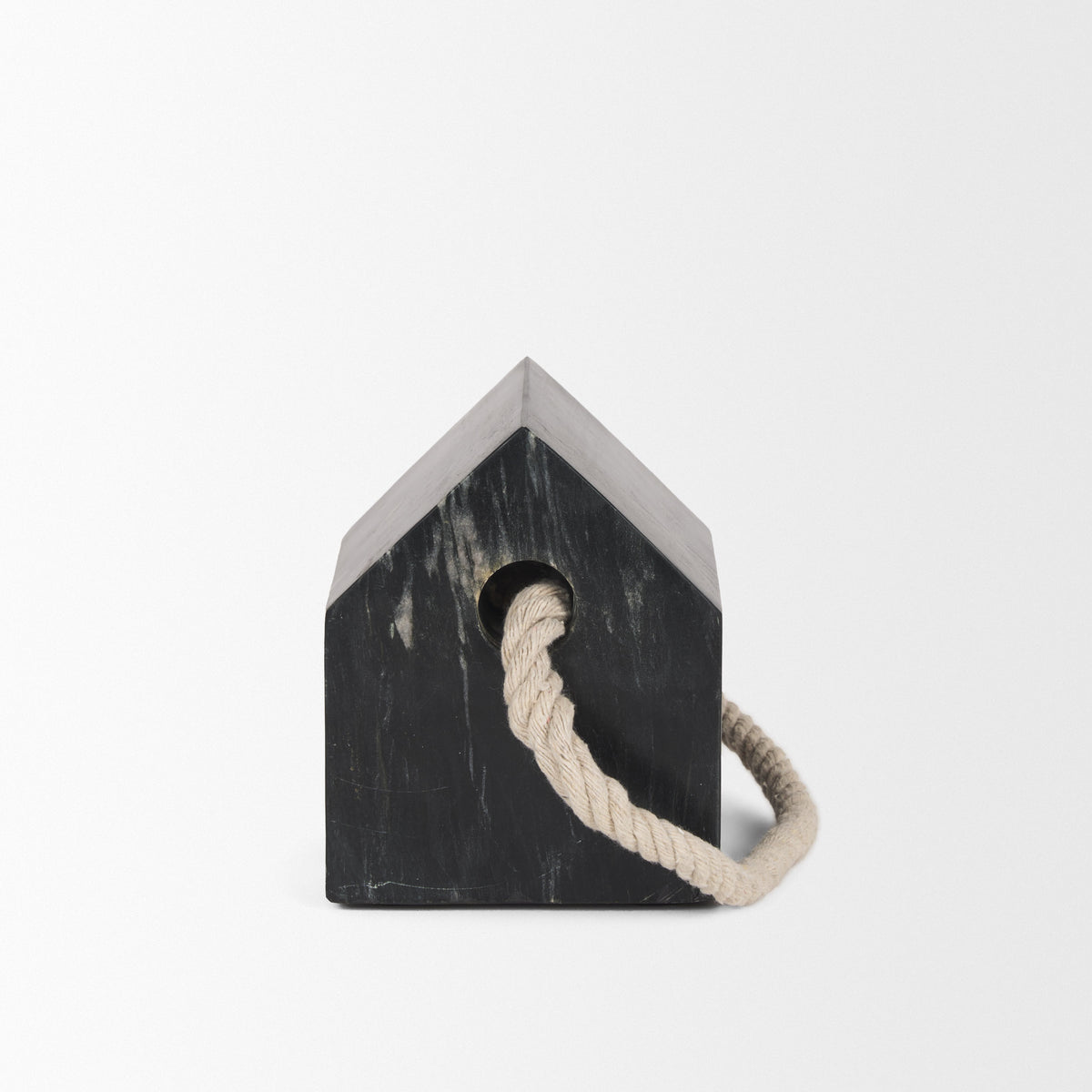 Raena Solid Marble House Door Stopper-Decorative Objects-DECOROLALA