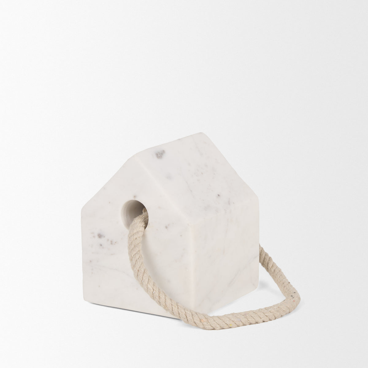 Raena Solid Marble House Door Stopper-Decorative Objects-DECOROLALA