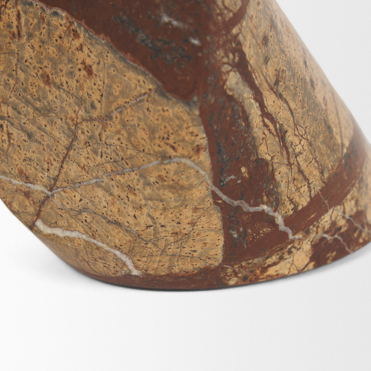Rahima Brown Forest Marble Angled Bookends-Bookends-DECOROLALA