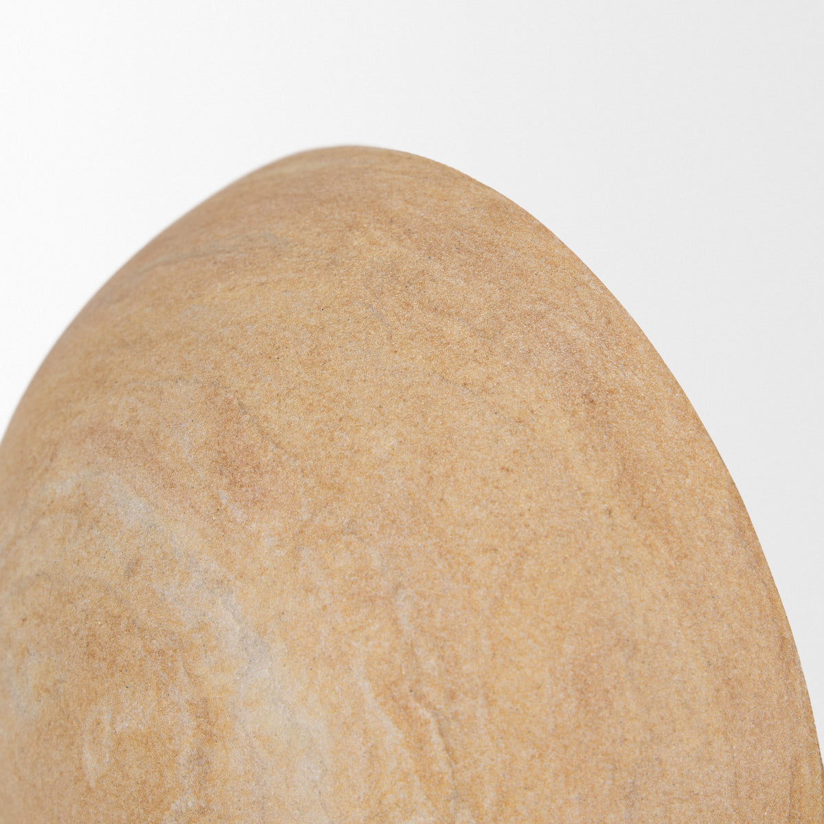 Rahmi Sandstone Orb Bookends-Bookends-DECOROLALA