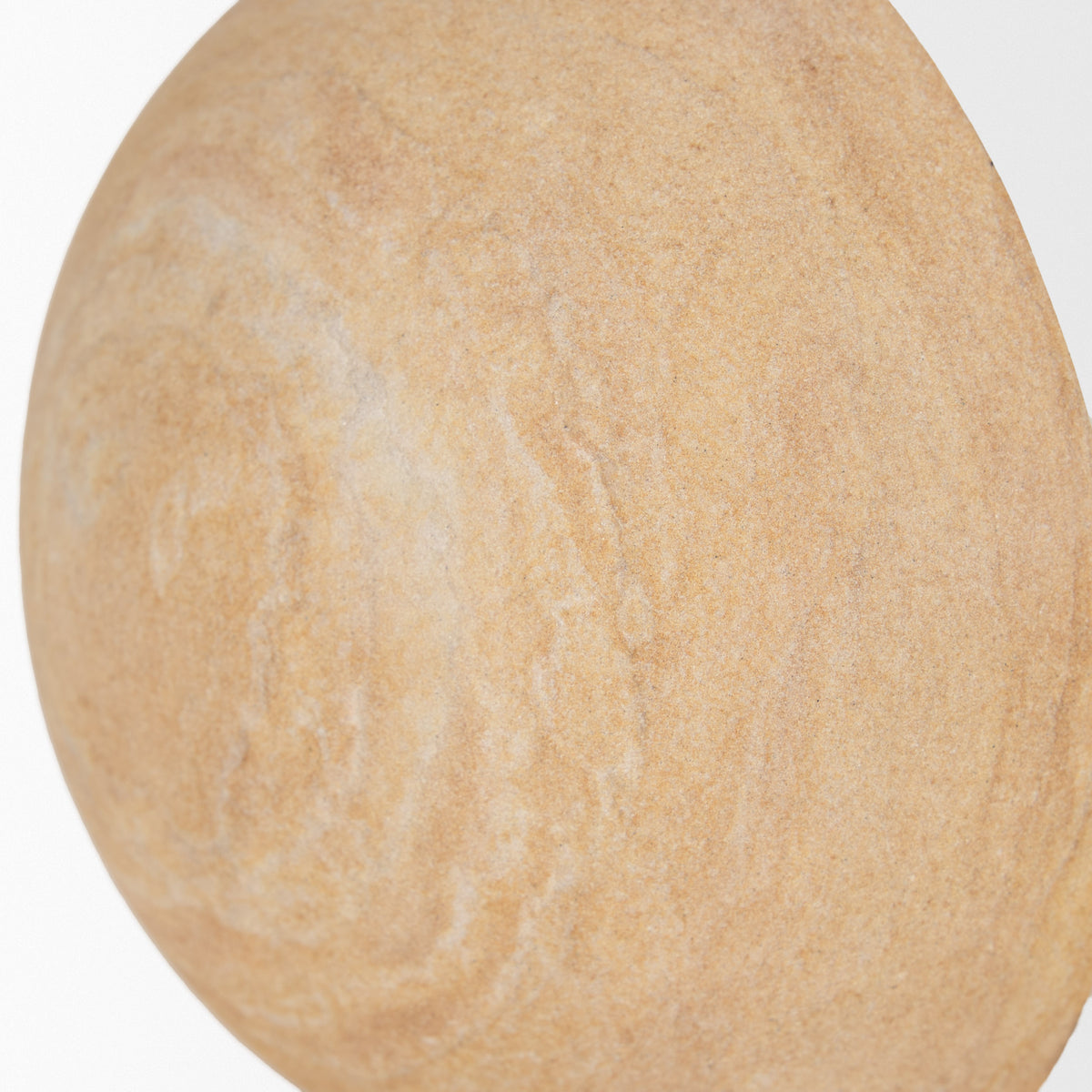 Rahmi Sandstone Orb Bookends-Bookends-DECOROLALA