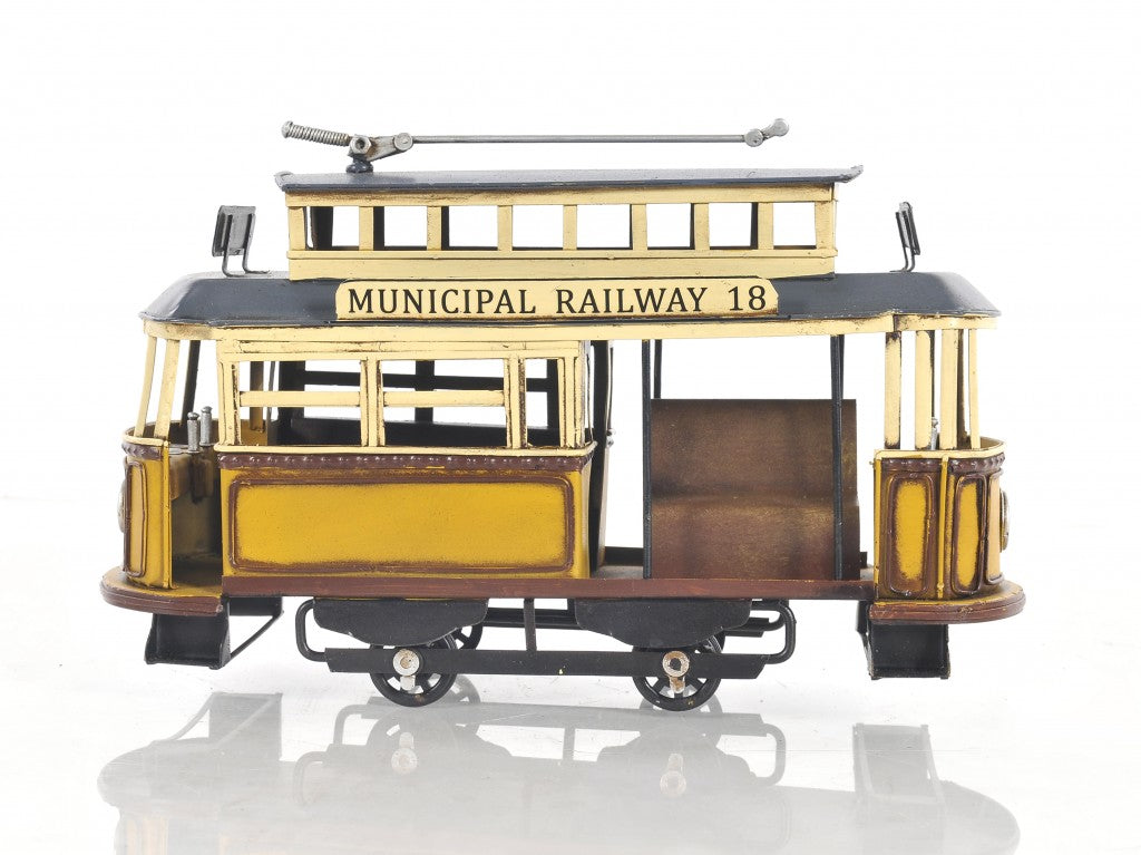 Railway Cable Car Sculpture-Sculptures-DECOROLALA