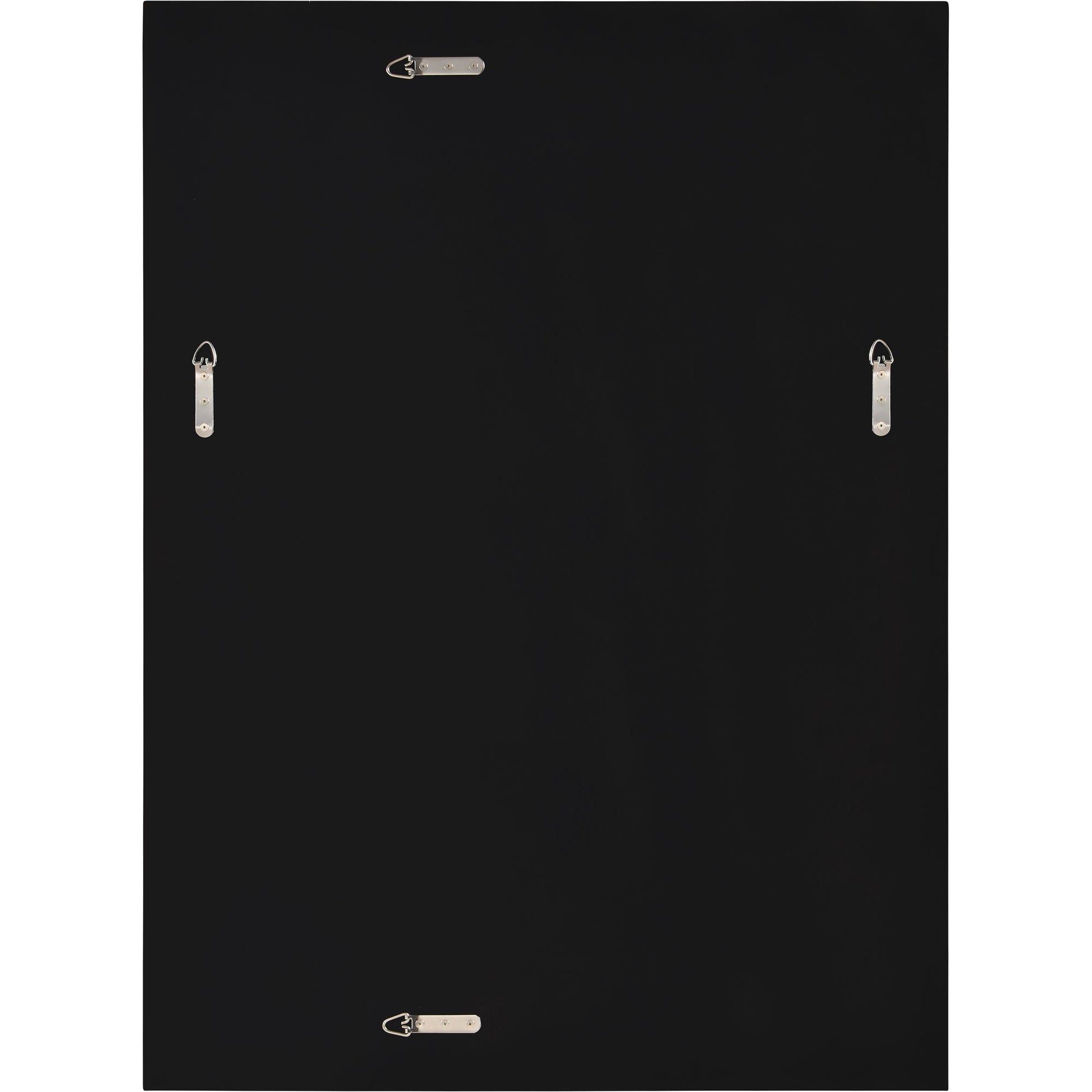 Raizel 40" Tall Rectangle Wall Mirror, Black-Mirror-DECOROLALA