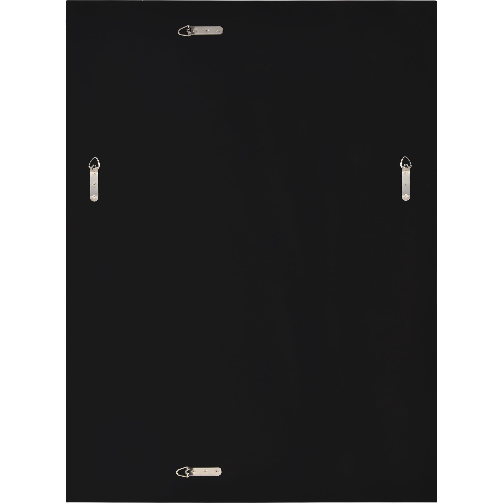 Raizel 40" Tall Rectangle Wall Mirror, Black-Mirror-DECOROLALA