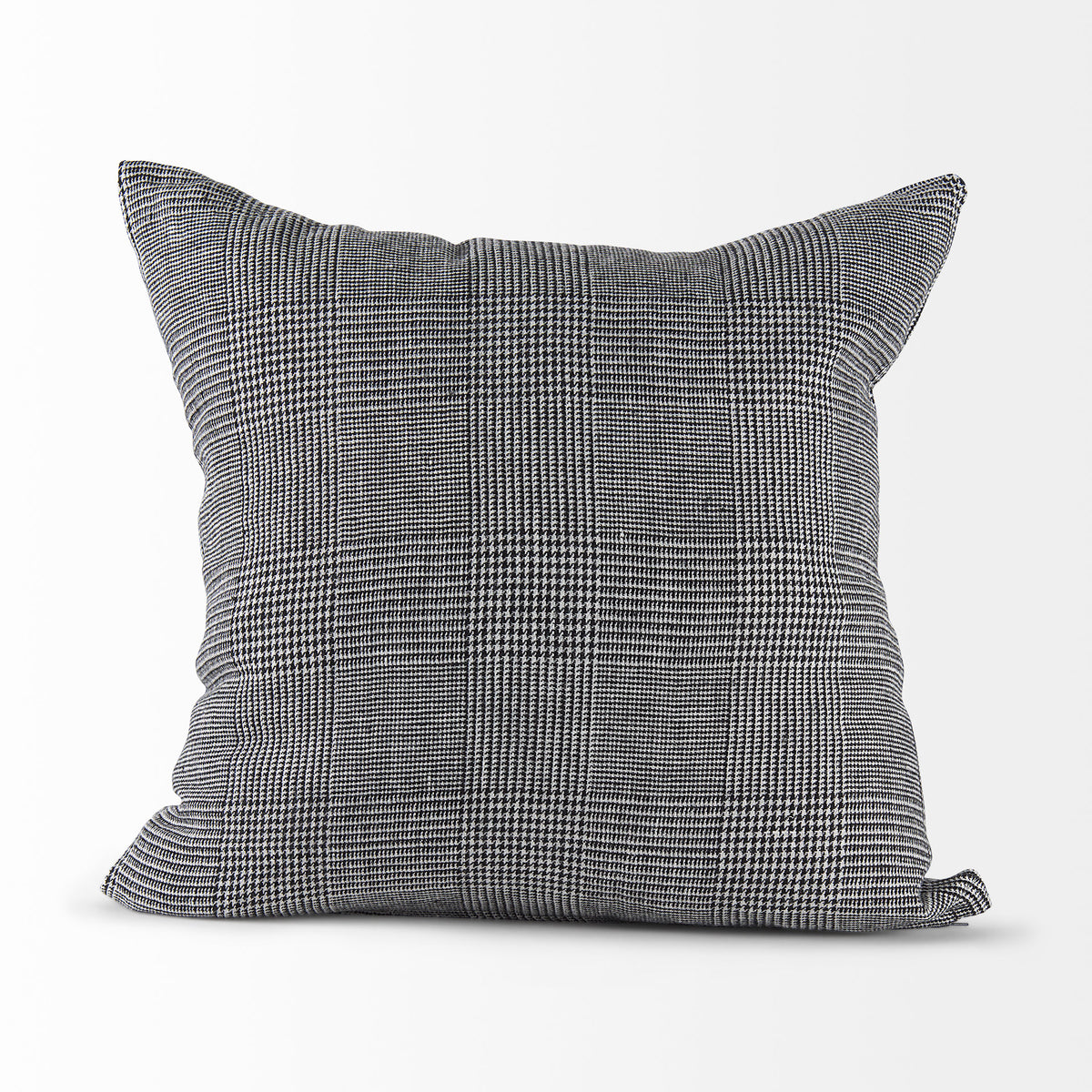 Ramone 20x20 Black and White Fabric Pillow Cover-Decorative Pillows-DECOROLALA