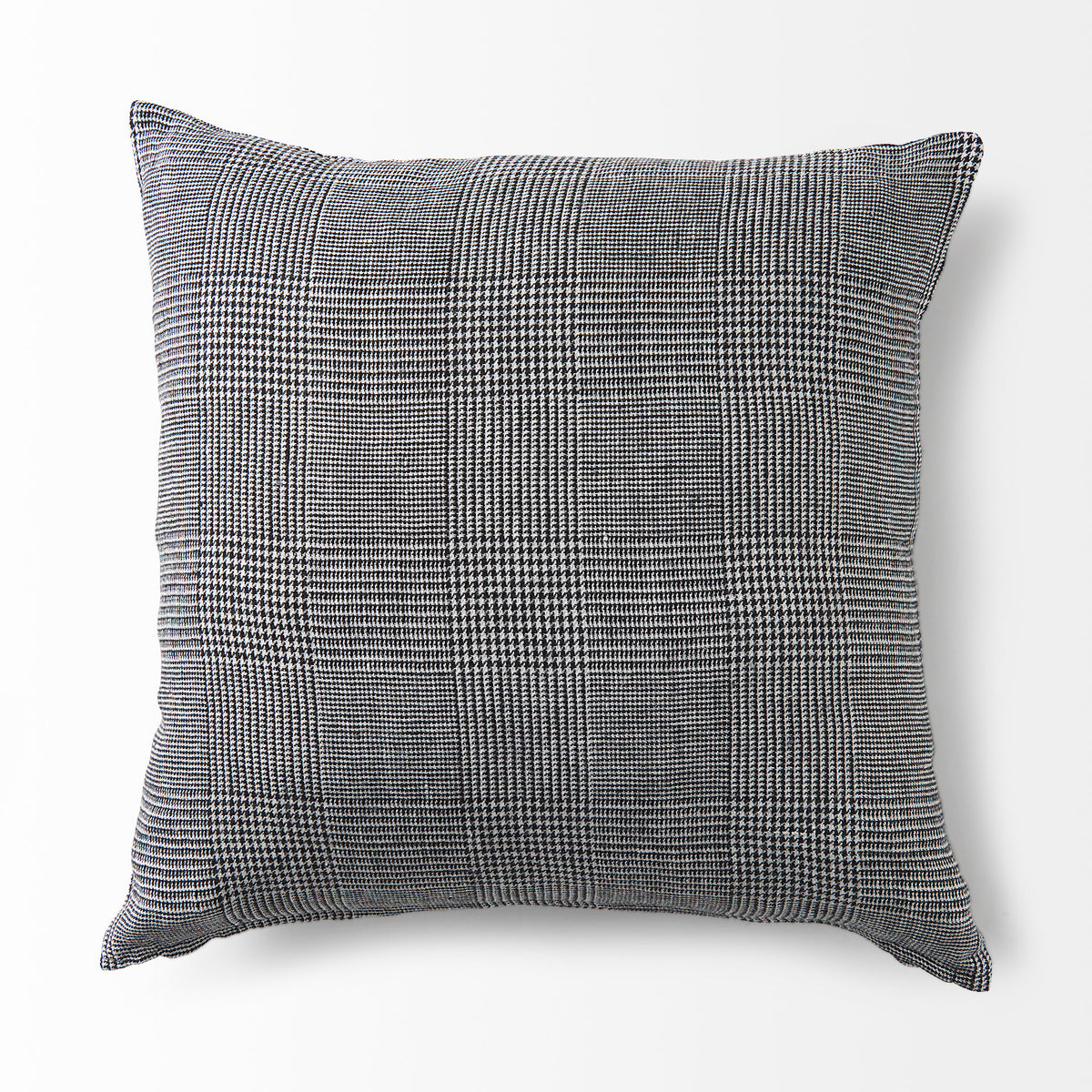 Ramone 20x20 Black and White Fabric Pillow Cover-Decorative Pillows-DECOROLALA