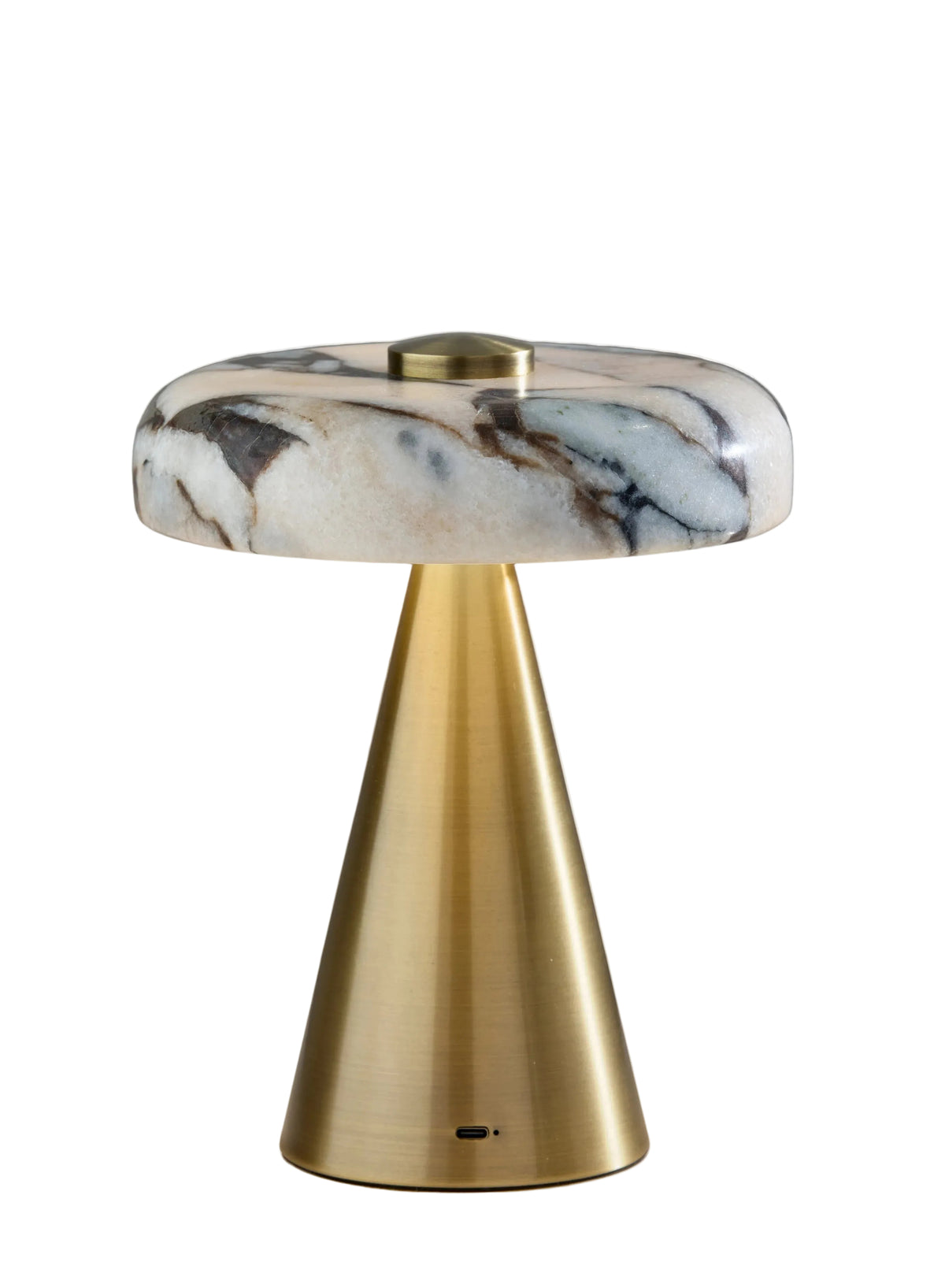 Randy LED Cordless Table Lamp - Antique Brass-Lighting-DECOROLALA