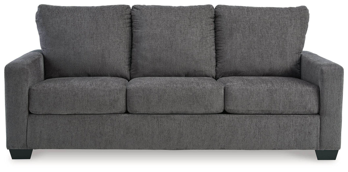 Rannis Queen Sofa Sleeper - Pewter Fabric-Sleeper Sofas-DECOROLALA