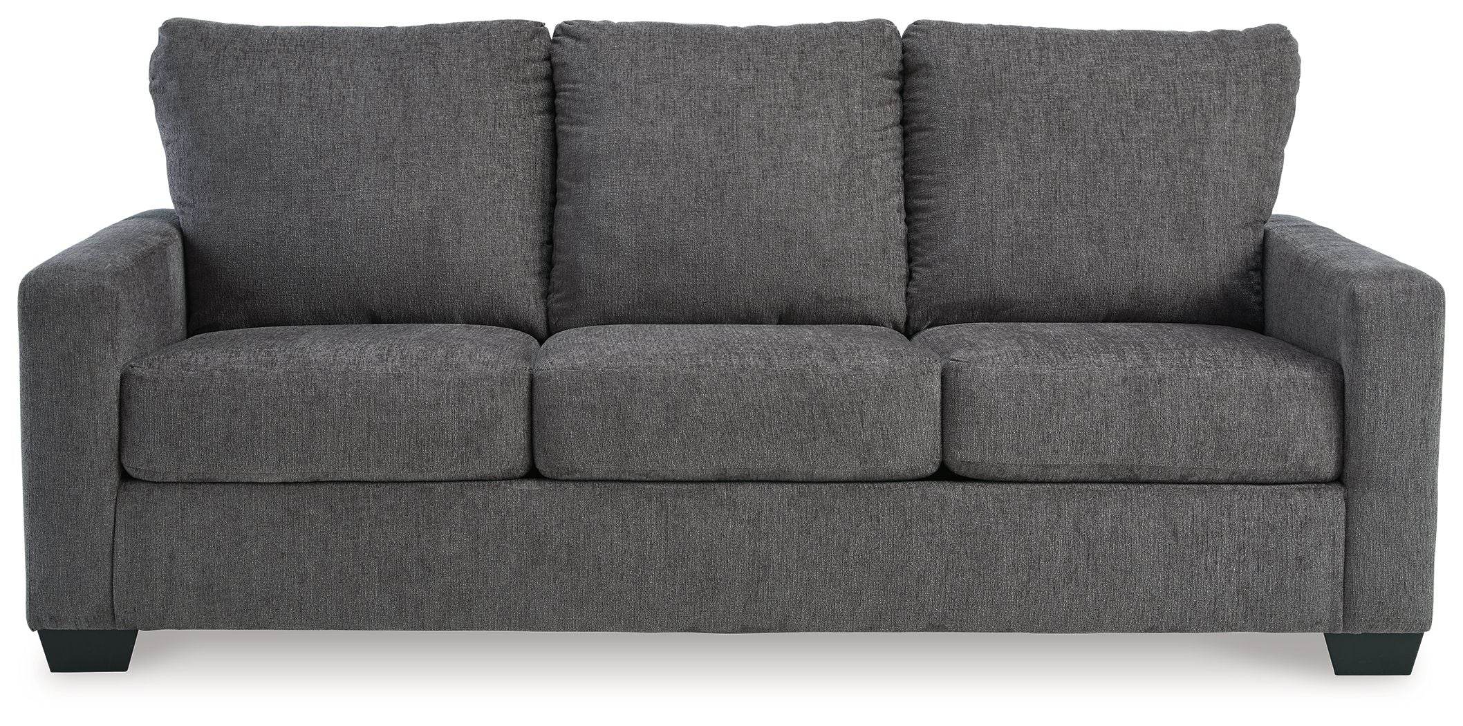 Rannis Queen Sofa Sleeper - Pewter Fabric-Sleeper Sofas-DECOROLALA