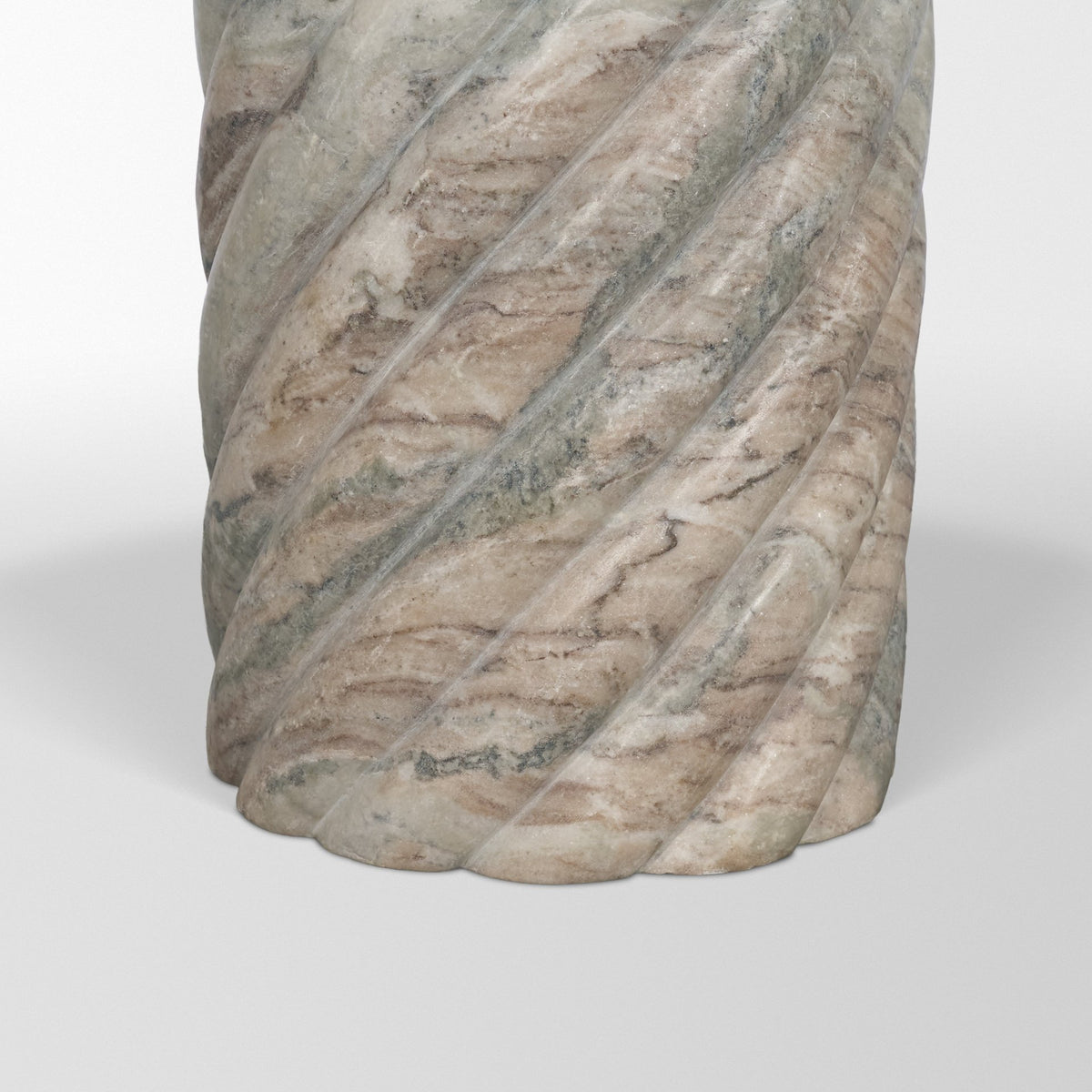 Ravello 42" Round Pedestal Dining Table | Pink Marble | Seats 4-Dining Tables-DECOROLALA